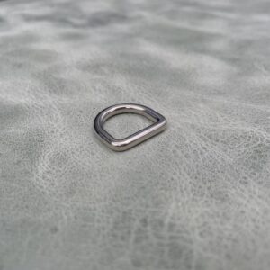 14mm Nickel D-ring