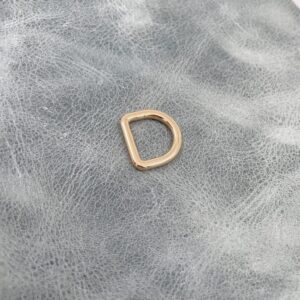 14mm Gilt D-Ring
