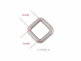 20mm Nickel Square Ring - ( Pack of 10) - Image 5