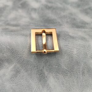 16mm Square Gilt Buckle - (Pack of 5)