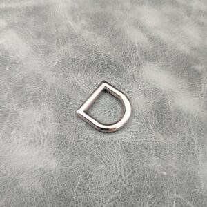 15mm Nickel D-Ring