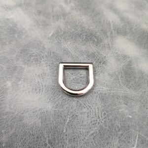 15mm Nickel D-Ring