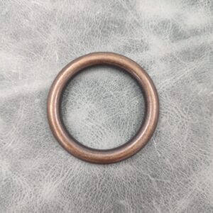 30mm ring with antique brass finish