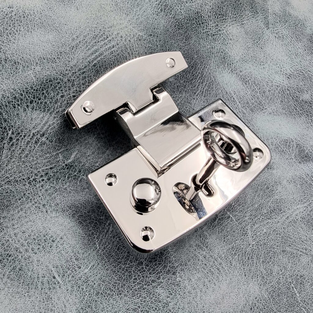 Large Nickel Lock with key - (Pack of 1)