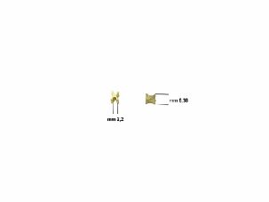 6.38mm x 2.2mm Gilt Clamp/ Zip Stopper ( Pack of 10) - Image 4