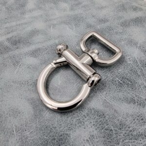 25mm Nickel Dog Clip - (Pack of 2)