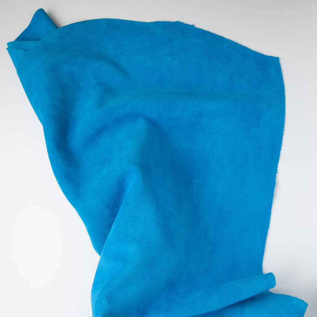 Sky Blue Fashion Suede Leather - Image 2