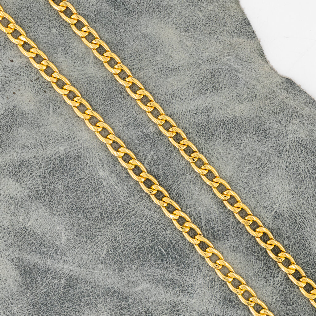 4.8mm x 3.5mm Gilt Chain - (Pack of 1m) - Image 3